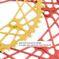 BOLANY 54 56 58T BMX Folding Bike Chainwheel 130BCD Narrow Wide Chainring