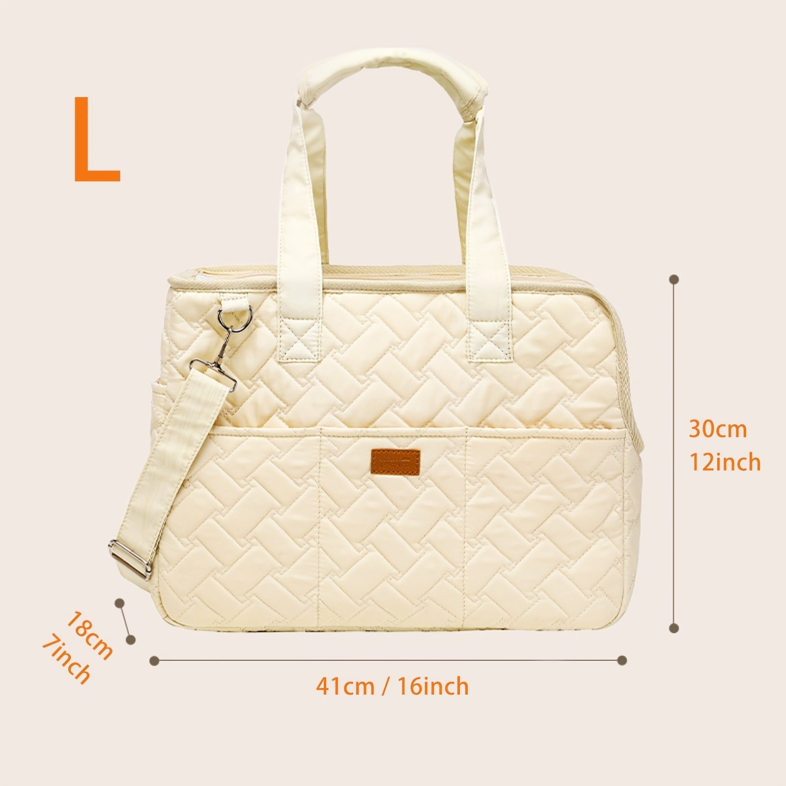 Stylish Cat Carrier Handbag Large Capacity Pet Shoulder Bag