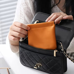 Portable Self-Closing Lipstick Bag Mini Pouch
