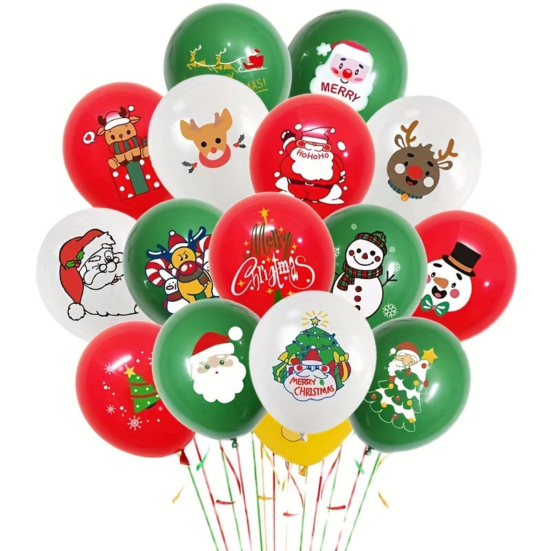 100pc Christmas Balloons 25.4cm Mall Education Scene Layout Latex Balloons
