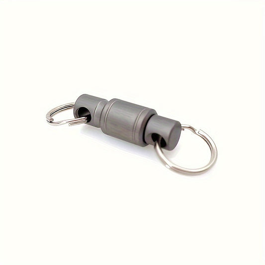 8-Shaped Metal Keychain for Outdoor Camping