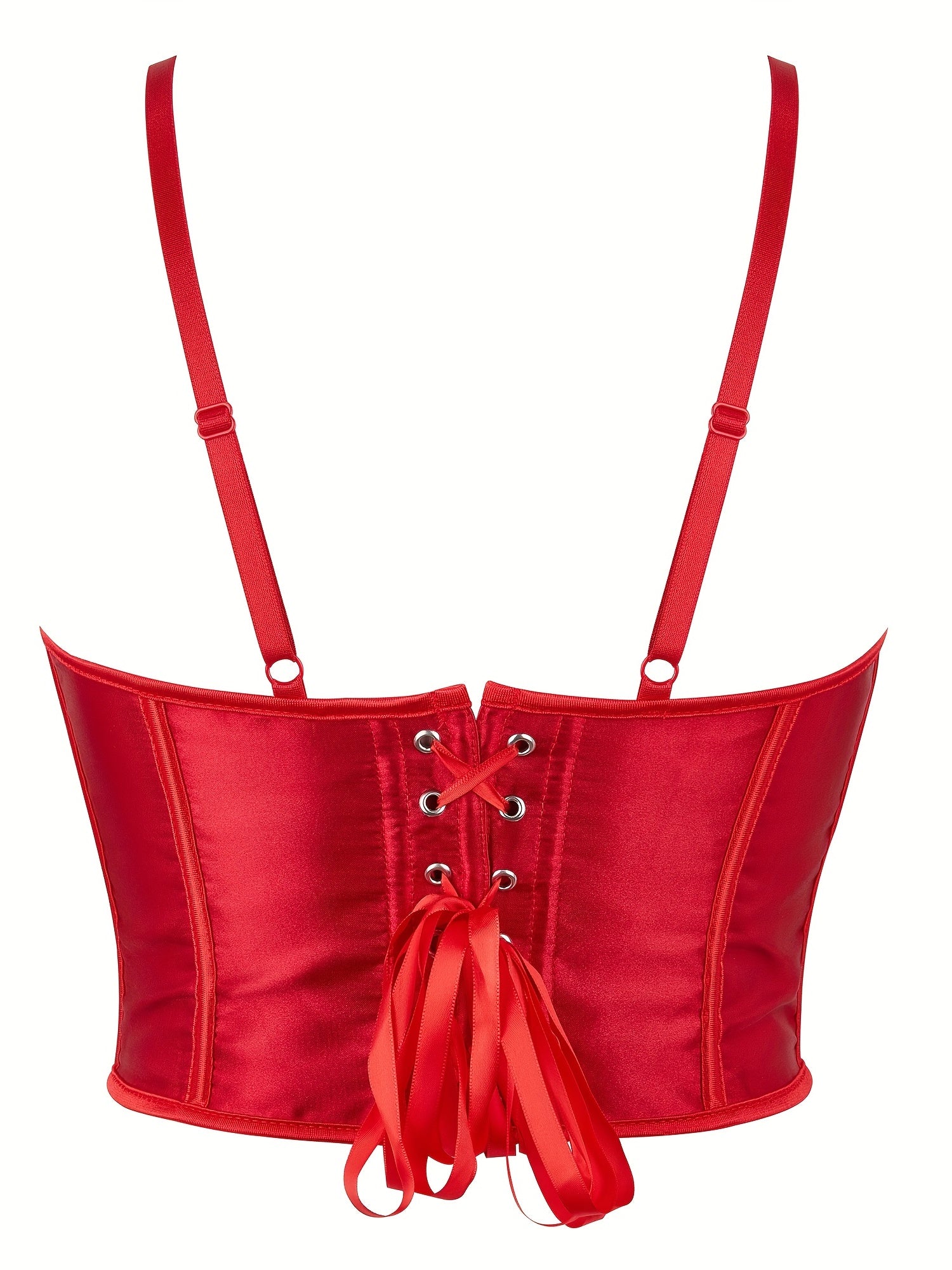 Satin Solid Corset Cami Top Sexy Bodycon Summer Sleeveless Top