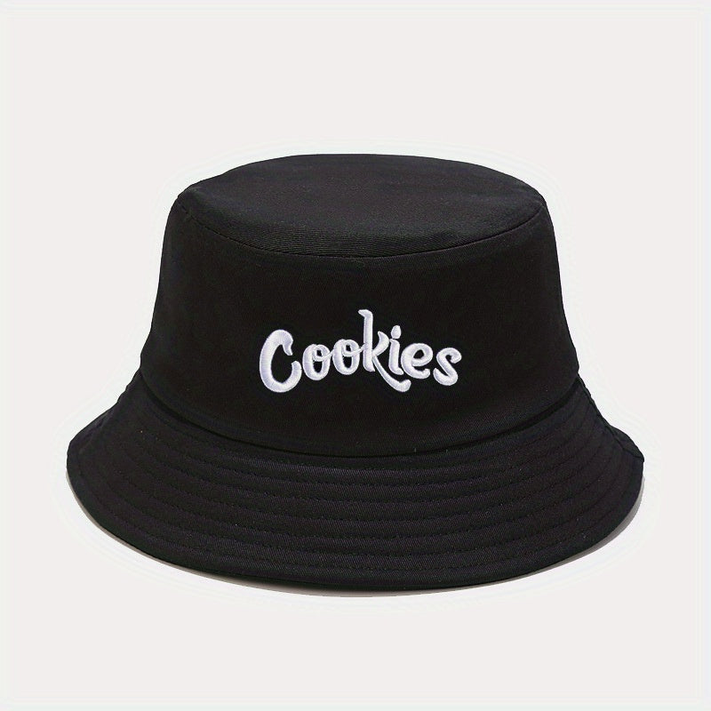 COOKIES Bucket Hat Outdoor Sun Cap Packable Travel Beach Hat