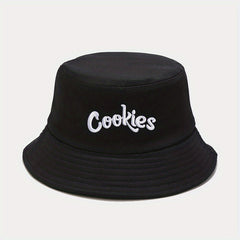 COOKIES Bucket Hat Outdoor Sun Cap Packable Travel Beach Hat