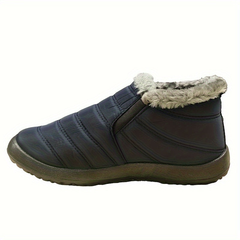 Women's Waterproof Snow Shoes Warm Winter Ankle Shoes