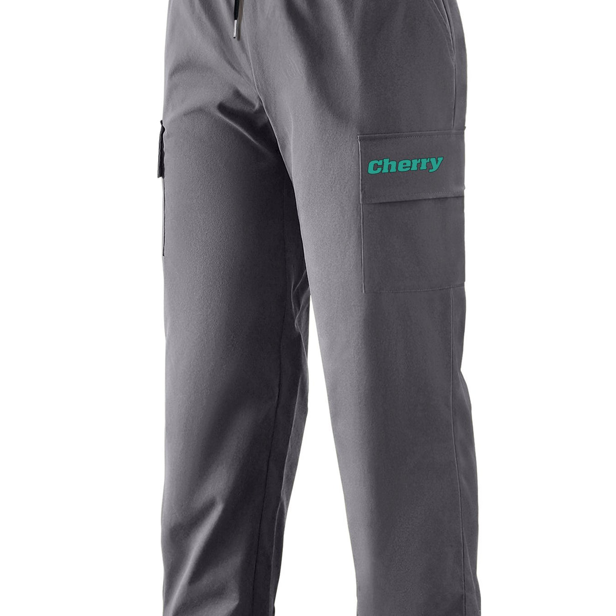 Classic Cargo Pants Men's Casual Drawstring Loose Straight Leg
