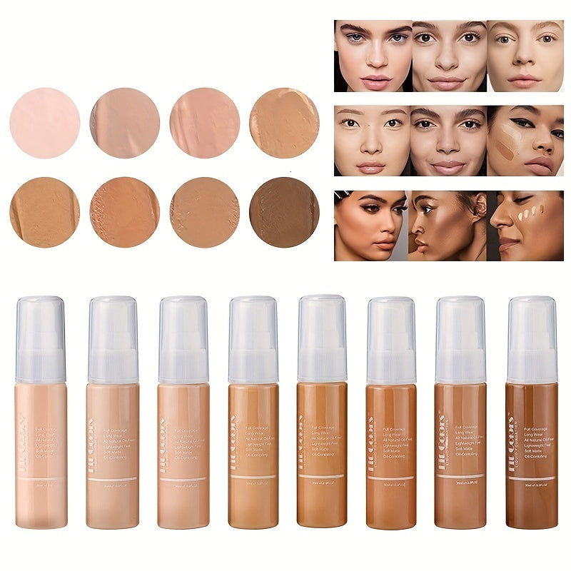 Nourishing Liquid Foundation with Concealer, Brightening, and Covering