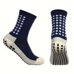Men's Anti-slip Thick Sports Socks for Football Basketball Running
