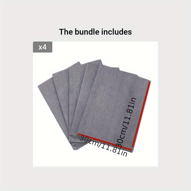 Reusable Thickened Magic Microfiber Cloths - Glass Multipurpose Towels