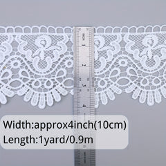 Europe Crown Lace Trim Pattern Inelastic Embroidery Lace