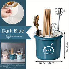 Kitchen Storage Organizer with Utensil Holder
