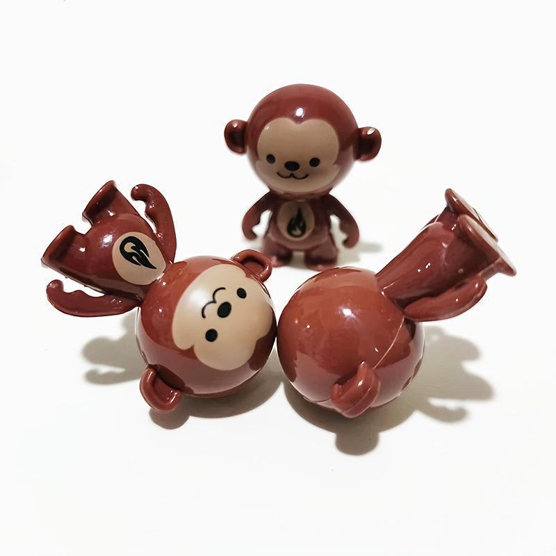 Pack of Funny Toy Monkeys for Creative Play