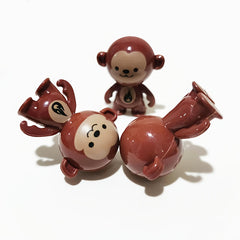 Pack of Funny Toy Monkeys for Creative Play
