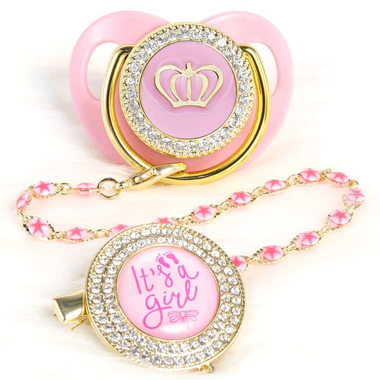 Pink Pacifier With Starfish C...