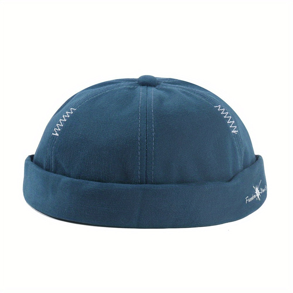 Freedom Embroidery Men's Hip Hop Beanie Hat