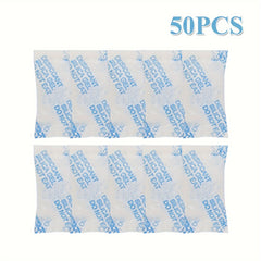 50-100pcs Reusable Silica Gel Packets Desiccant For Food Storage