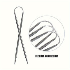 3pcs Crochet Hook Needle Set for Beginners and Experienced Knitters