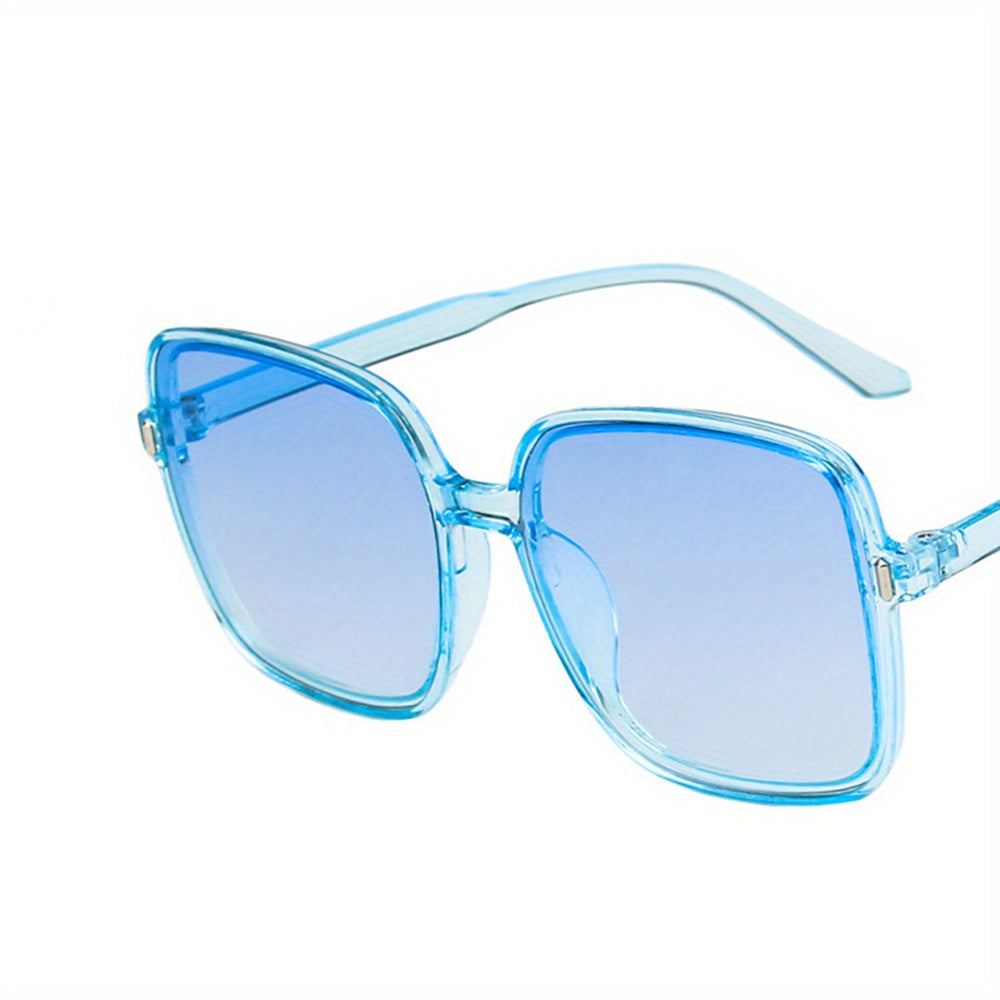 Gradient Lens Sunglasses Square Frame UV Protection