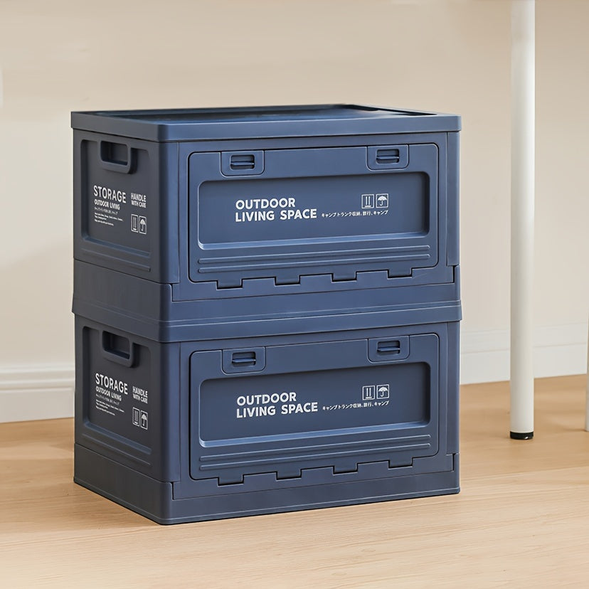 50L Storage Bin Camping Outdoor Box Folding Car Trunk Home Supplies