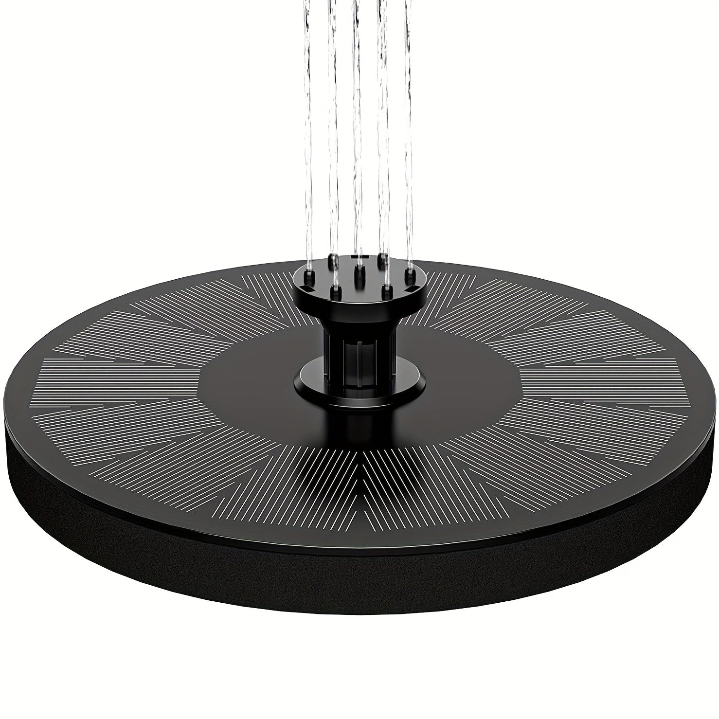 Solar Fountain Pump 3.5W for Bird Bath with 6 Nozzles
