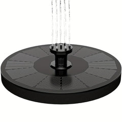 Solar Fountain Pump 3.5W for Bird Bath with 6 Nozzles
