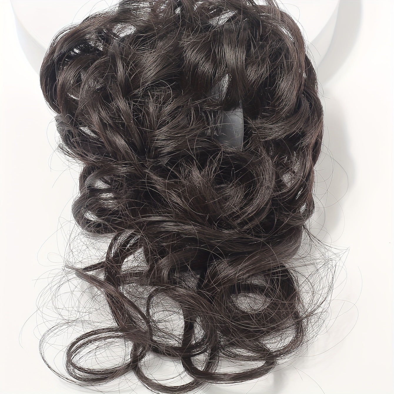 Curly Wigs Ponytail Hair Extension PVC Simulation Hair