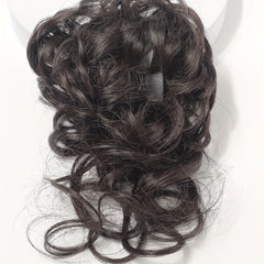 Curly Wigs Ponytail Hair Extension PVC Simulation Hair