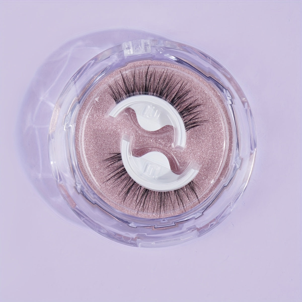 Self-adhesive False Eyelashes Round Box C Curling