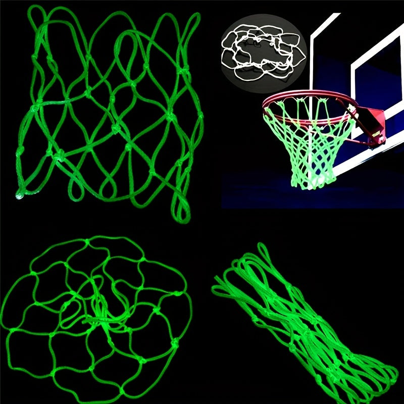 Glow In The Dark Basketball Net - Luminous Hoop Night Game