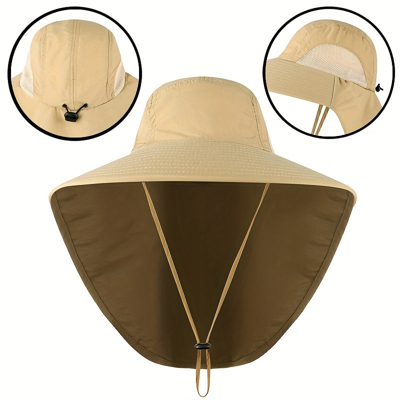 Outdoor Bucket Hat Men's Women's Summer Sunscreen UV Protection Fishing Hat