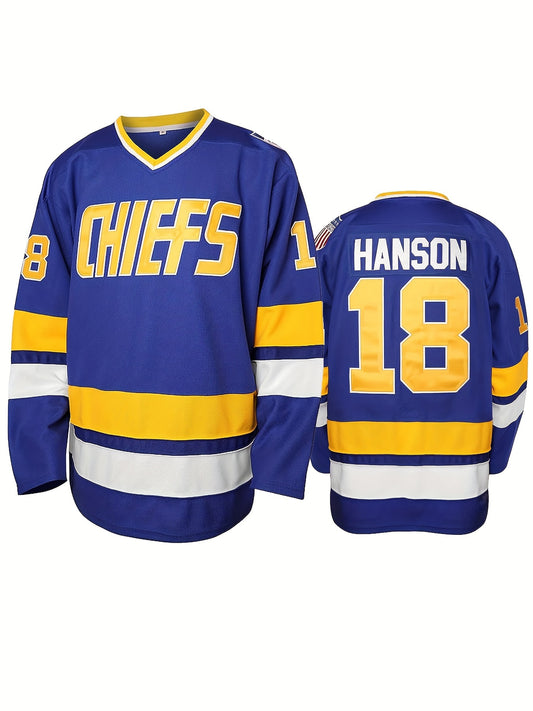 Men's Retro Classic Ice Hockey Jersey Embroidery Stitched Sweatshirt