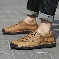 Men's Retro Stitch Non Slip Loafer Shoes
