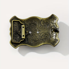 Vintage Western Bull Head Belt Buckle for Women & Men