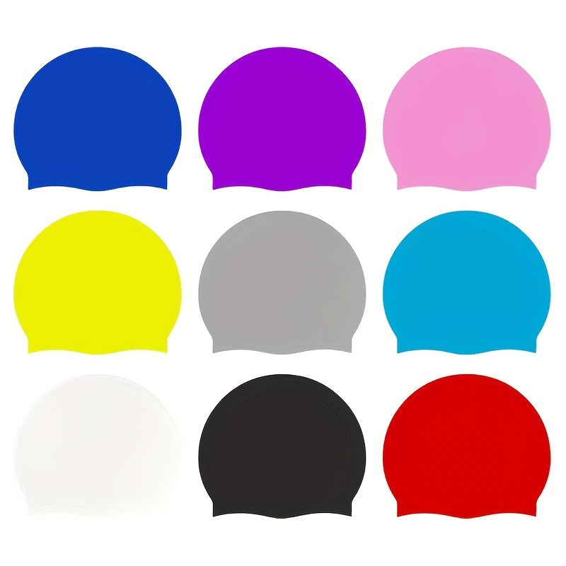 Kids Diving and Swimming Silicone Cap, Comfortable and Durable