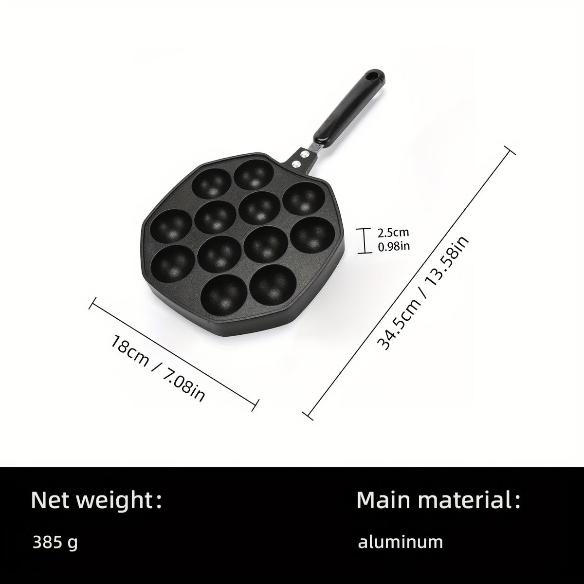 Octopus Small Balls Mold Non Stick For Griddle Pan Egg Shaper Pancake Maker