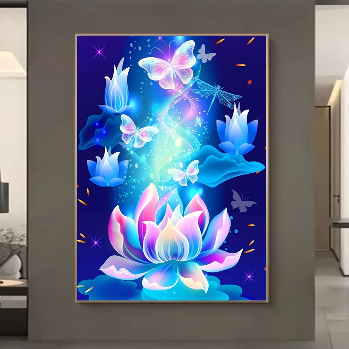 Floral Pattern Canvas Painting Poster for Home Wall Decoration Art