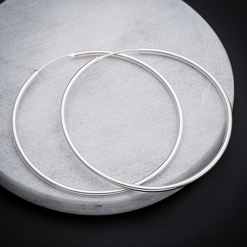 Women's Hoop Earrings Different Size Circle Earrings Classic Jewelry