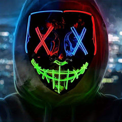 LED Shining Mask Halloween ELMASK Carnival Props