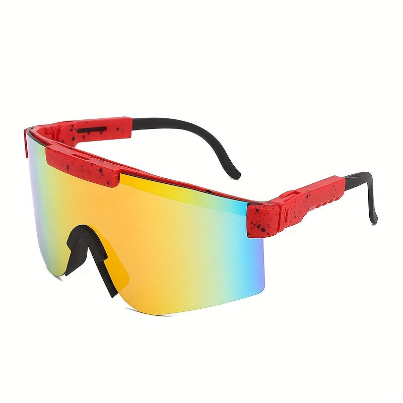 Men's Polarized American Flag Pattern Sports Sunglasses