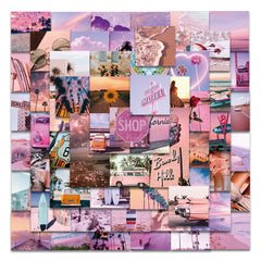 62pcs Colorful California Sunshine Graffiti Stickers for Fun