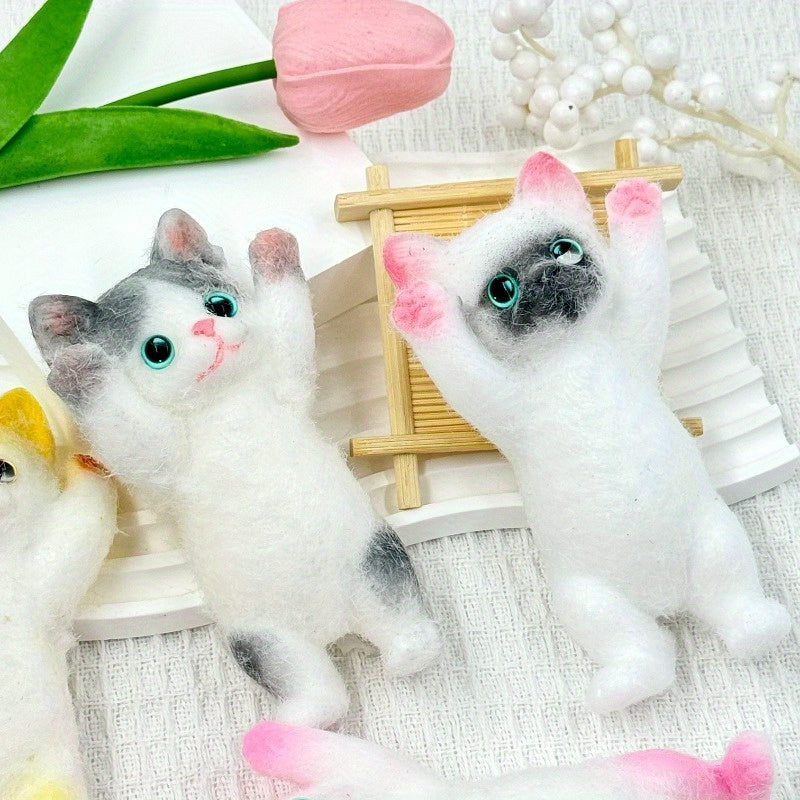 Fluffy Rebound Little Kitten Toy - Delightful Surprise for Everyday Use