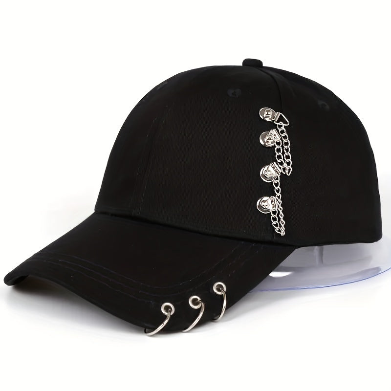 Unisex Basketball Cap Anti UV Light Ring Hip Hop Baseball Cap