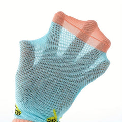 5 Pairs Butterfly Knit Crew Socks for Girls