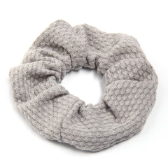 Solid Elastic Knit Scrunchie Girls Sleep Soft Scrunchy Curly Thin Hair