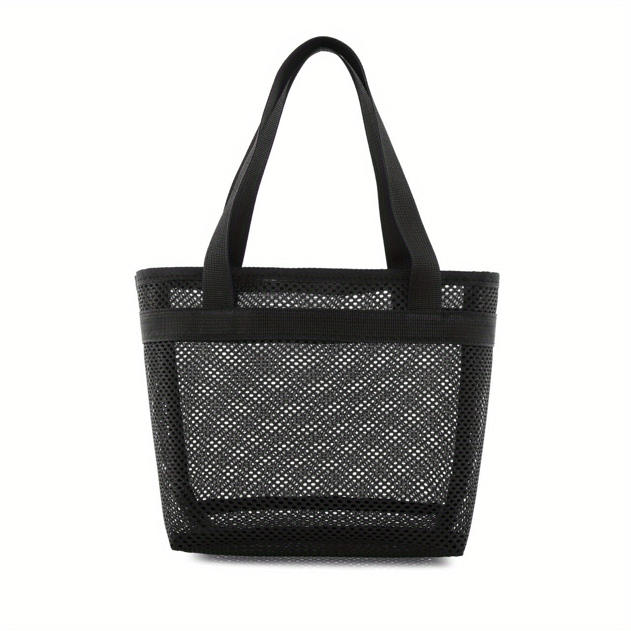Large Capacity Mesh Beach Tote Bag Lightweight PVC Storage Bag