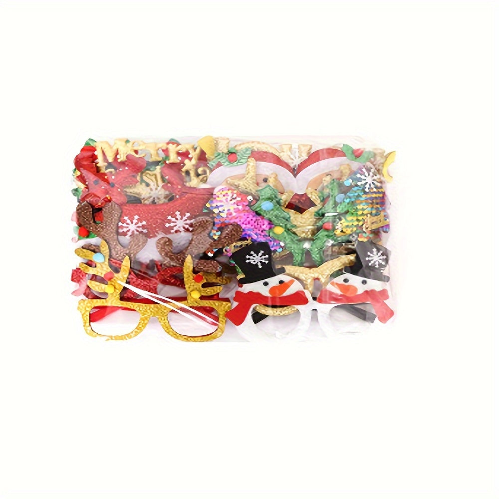 12pcs Christmas Glasses Party Supplies
