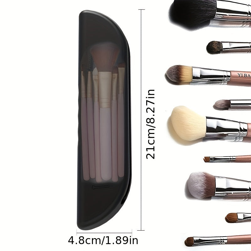 Portable Silicone Makeup Brush Holder for Travel and Organization