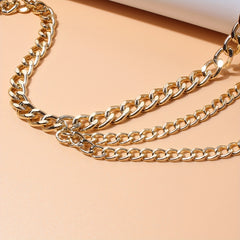 Vintage Chain Fringe Waistband Hip Hop Adjustable Jeans Belt