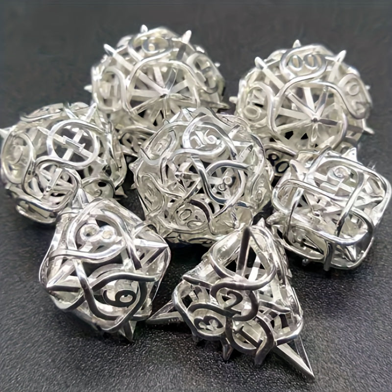7pcs Hollow Bell Dice Set for Board Game