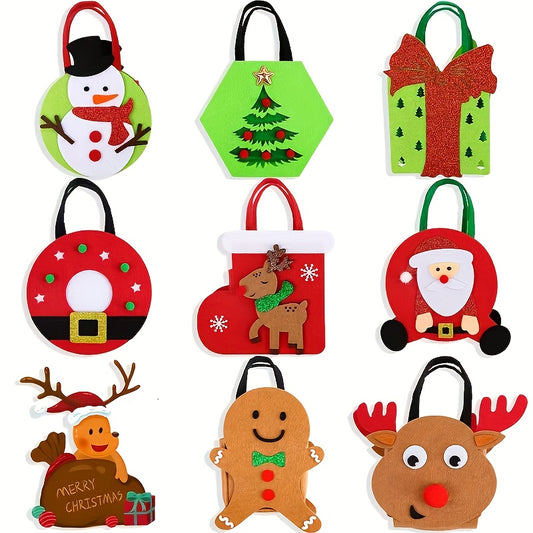 Christmas Gift Bag Large Tote Bag Reusable
